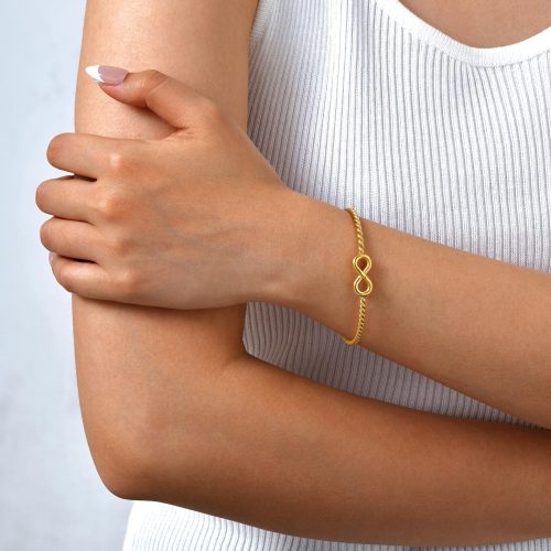 Wholesale Stainless Steel Infinity Twist Open Bangle