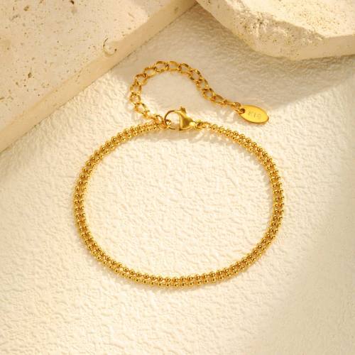 Wholesale Stainless Steel Double Bead Chain Bracelet