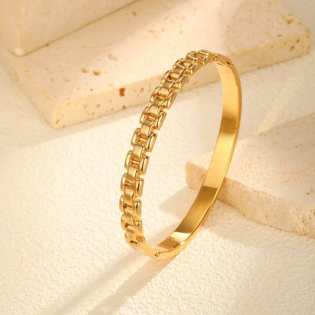 Wholesale Stainless Steel Hot Simple Bangle