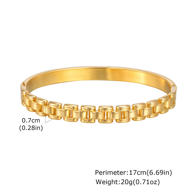 Wholesale Stainless Steel Hot Simple Bangle