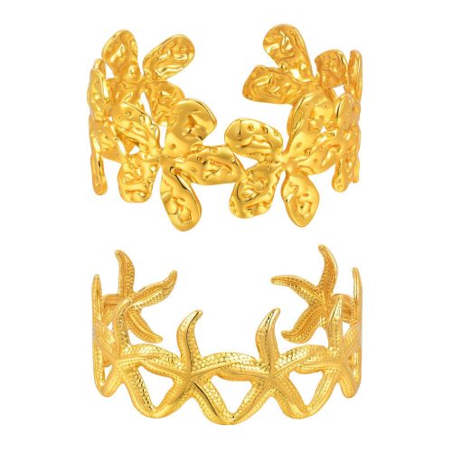 Wholesale Stainless Steel Starfish Bangle