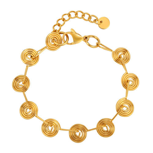 Wholesale Stainless Steel Spiral Bracelet