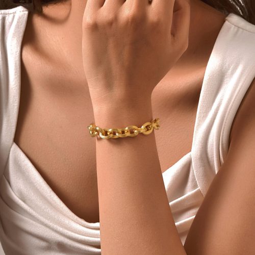 Wholesale Stainless Steel Fashion Chunky Link Bracelets