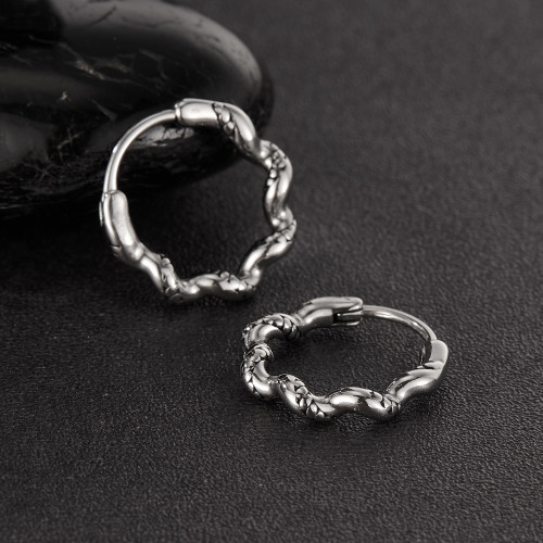 Wholesale Stainless Steel Design Hoop Earrings