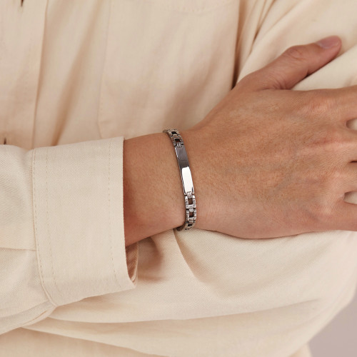 Wholesale Stainless Steel Engravable Bracelet for Men