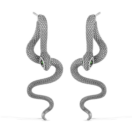 Wholesale Stainless Steel Trendy Snake Earrings