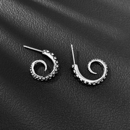 Wholesale Stainless Steel Octopus Whisker Earrings