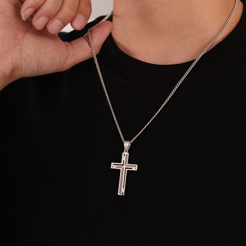 Wholesale Stainless Steel Design Cross Pendant