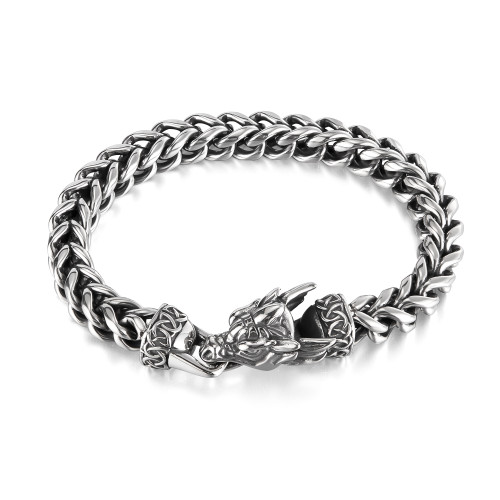 Wholesale Stainless Steel Dragon Head Bracelets
