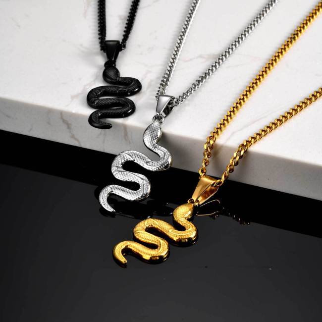 Wholesale Stainless Steel Snake Pendants