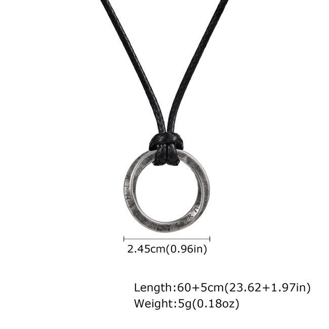 Wholesale Stainless Steel Mobius Necklace