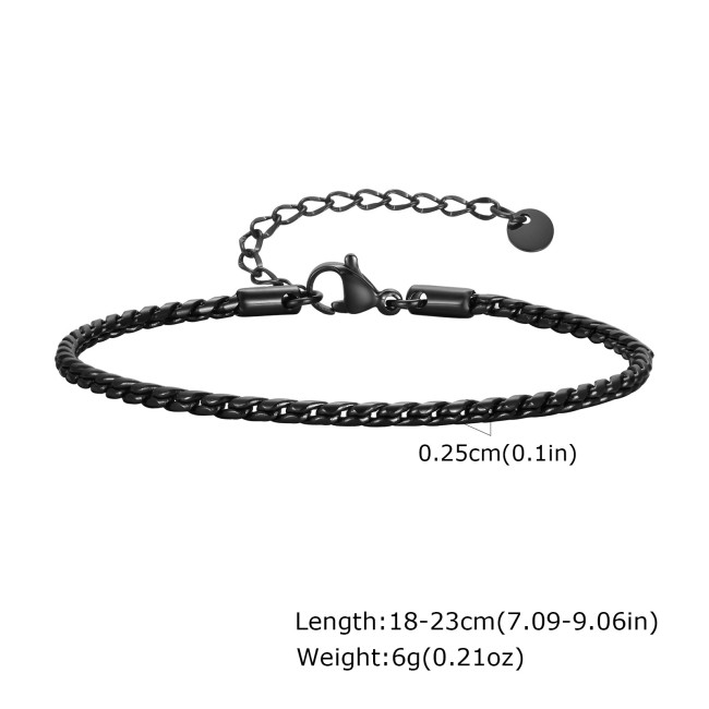 Wholesale Stainless Steel Minimalist Bracelet for Men