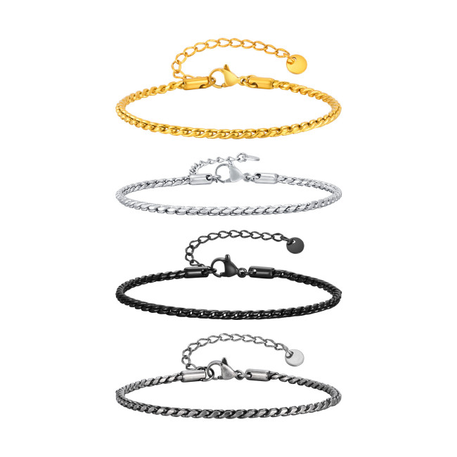 Wholesale Stainless Steel Minimalist Bracelet for Men