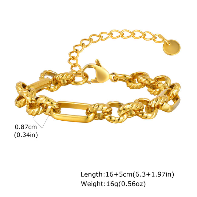 Wholesale Stainless Steel Bracelet Necklace Set