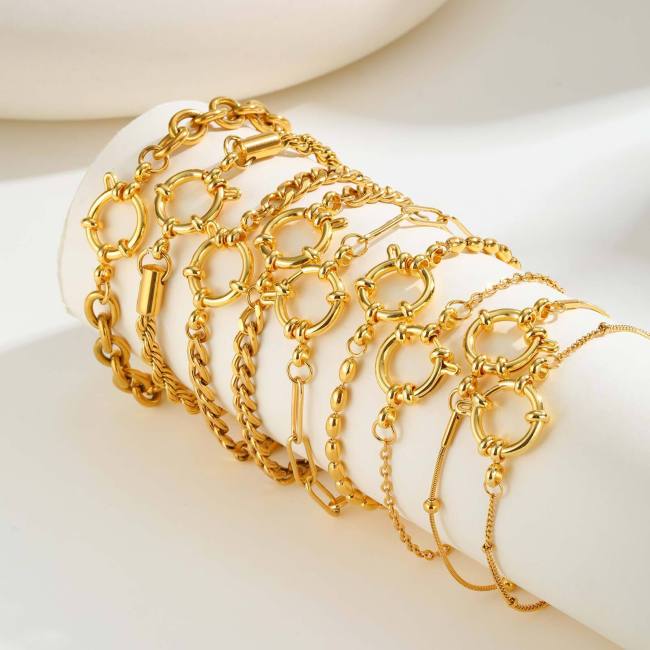 Wholesale Stainless Steel Multi-Style Fashion Bracelet