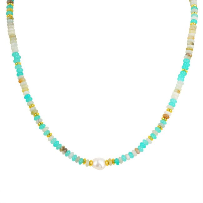 Wholesale Natural Stone Beaded Necklace