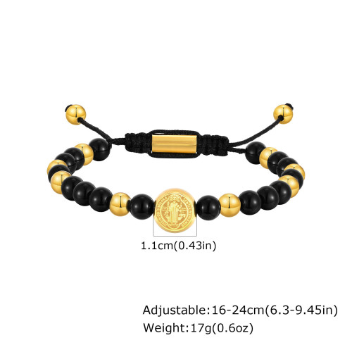 Wholesale Stainless Steel St. Benedict Bracelet