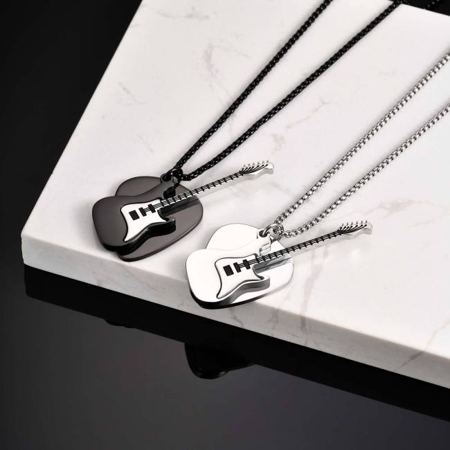 Wholesale Stainless Steel Guitar Pick Pendant