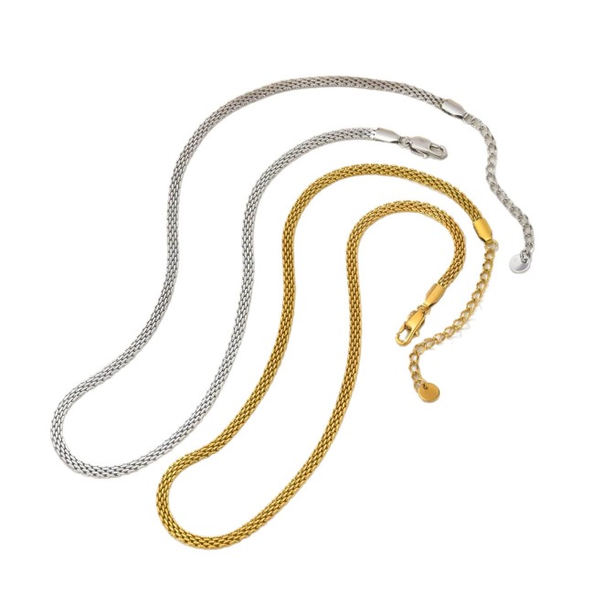 Wholesale Stainless Steel Mesh Necklace