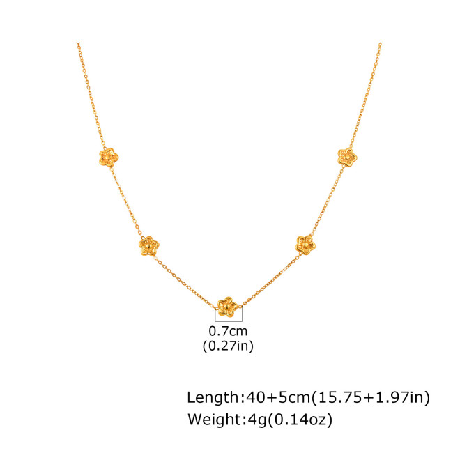 Wholesale Stainless Steel Girls Sweet Necklace
