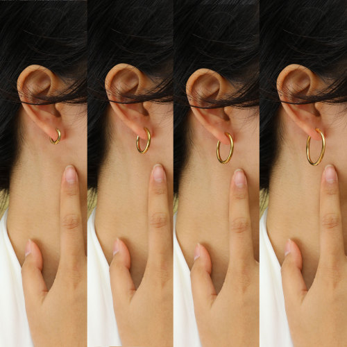 Wholesale Stainless steel 1.6mm Hoop Earrings