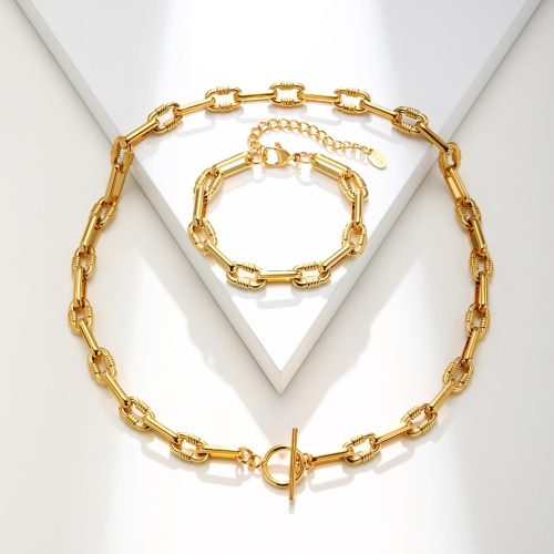 Wholesale Stainless Steel Fashion Bracelet Necklace