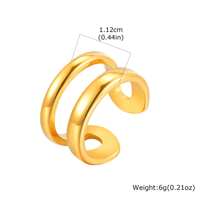 Wholesale Stainless Steel Double Opening Rings