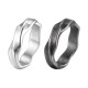 Wholesale Stainless Steel Mobius Twist Wave Ring