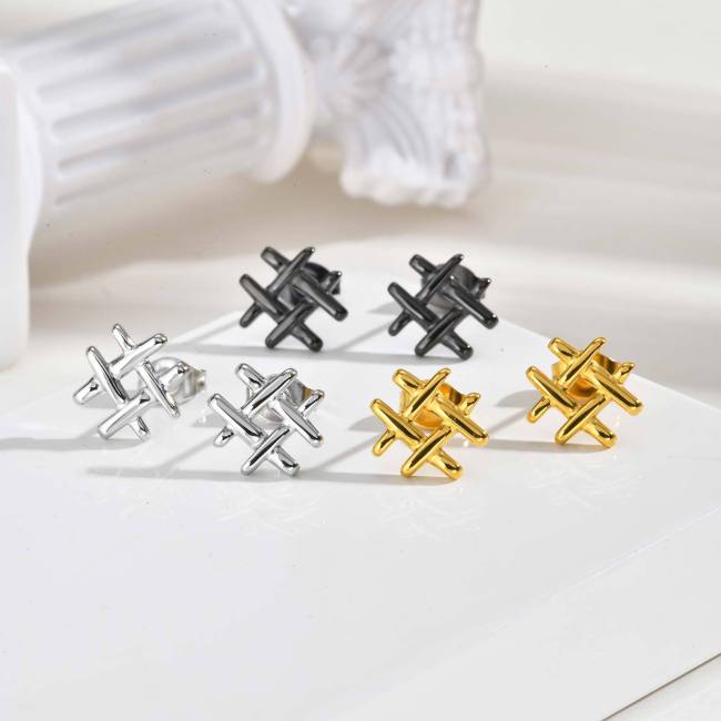 Wholesale Stainless Steel Niche Mini Earrings