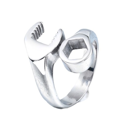 Wholesale Stainless Steel Wrench Biker Rings