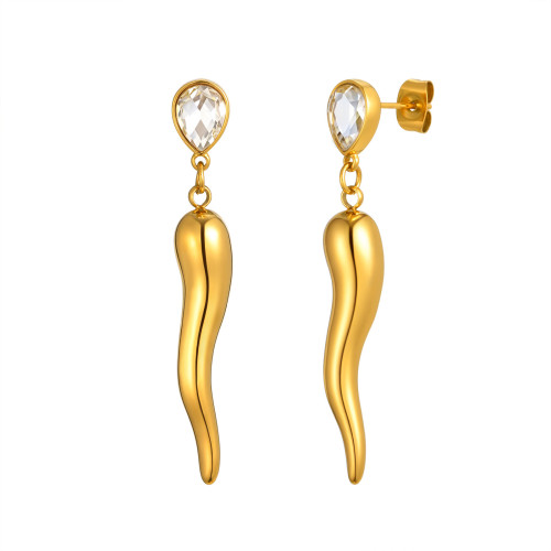 Wholesale Stainless Steel Pepper Earrings