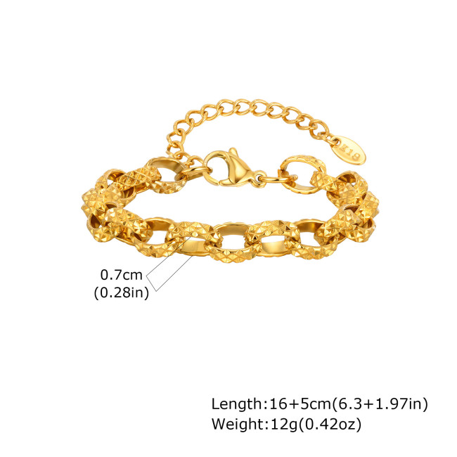 Wholesale Stainless Steel Handmade Chain Bracelet