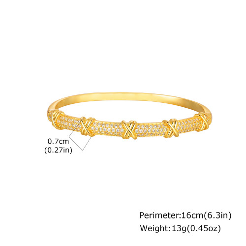 Wholesale Copper Zirconia Niche Bangle