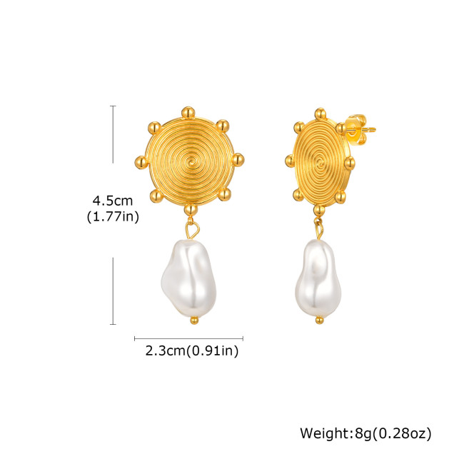 Wholesale Stainless Steel Elegant Earrings