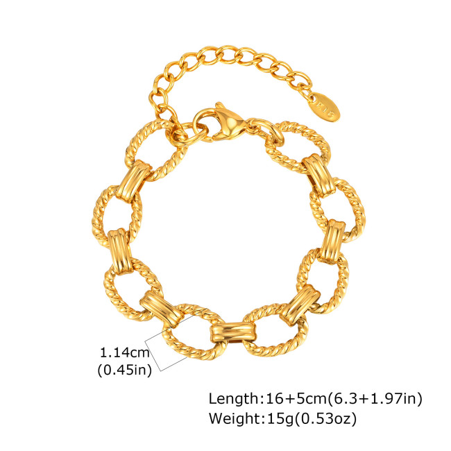 Wholesale Stainless Steel Handmade Chain Bracelet