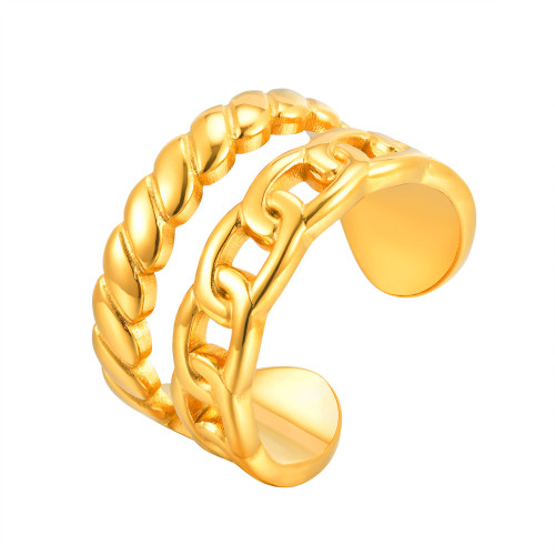 Wholesale Stainless Steel Minimalist Open Rings