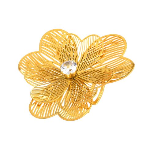 Wholesale Stainless Steel Flower Ring