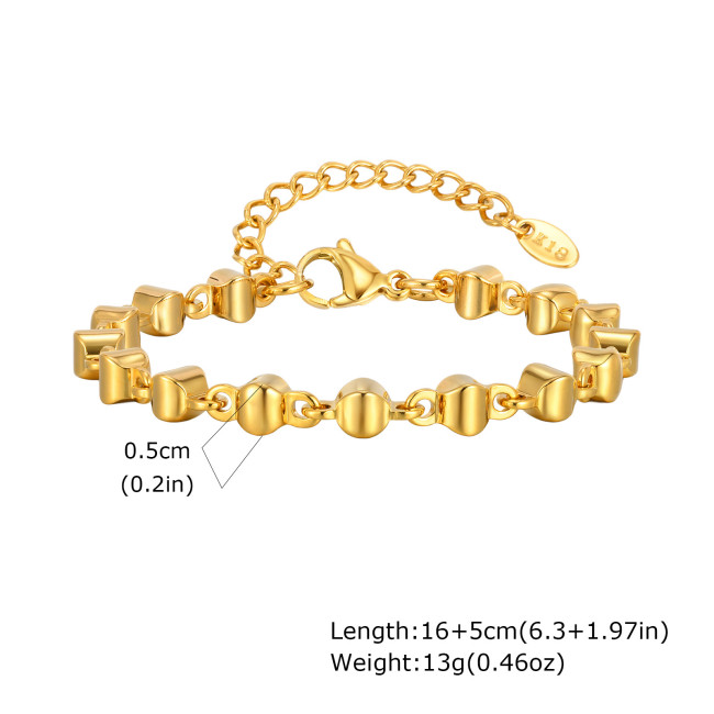 Wholesale Stainless Steel Handmade Chain Bracelet