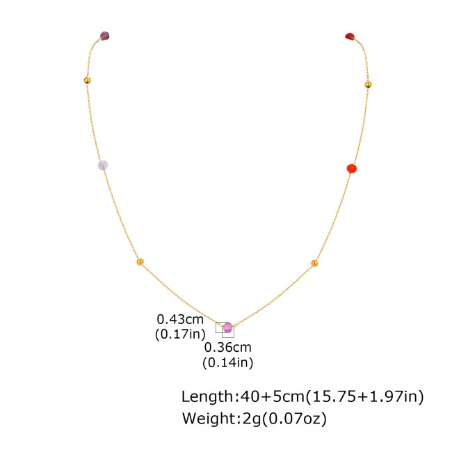 Wholesale Stainless Steel Thin Chain Necklace