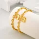 Wholesale Stainless Steel Love OT Buckle Bracelet