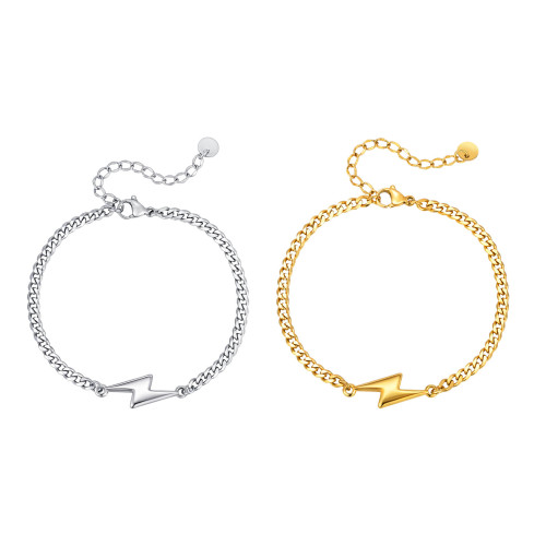 Wholesale Stainless Steel Lightning Bracelet