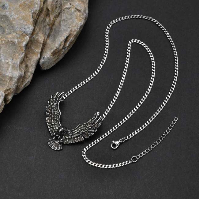 Wholesale Stainless Steel Eagle Necklace
