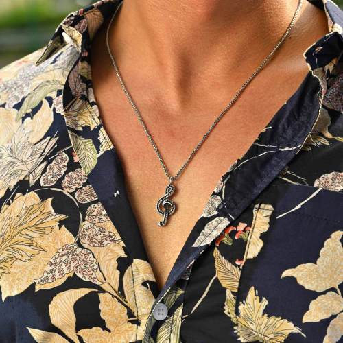 Wholesale Stainless Steel Music Note Pendant