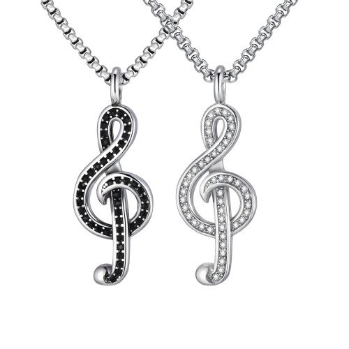 Wholesale Stainless Steel Music Note Pendant