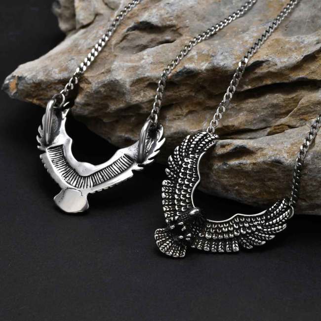Wholesale Stainless Steel Eagle Necklace