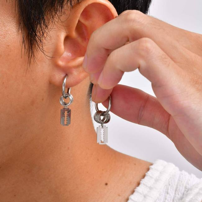 Wholesale Stainless Steel Blade Earrings