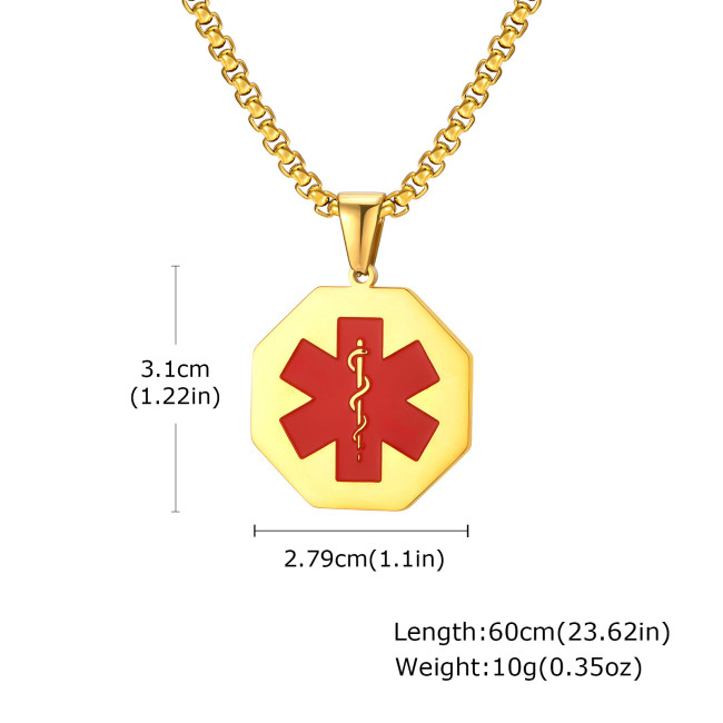 Wholesale Stainless Steel Medical Pendants