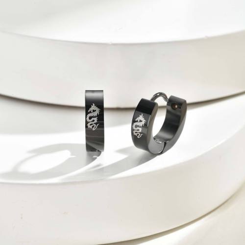 Wholesale Stainless Steel Dragon Earring