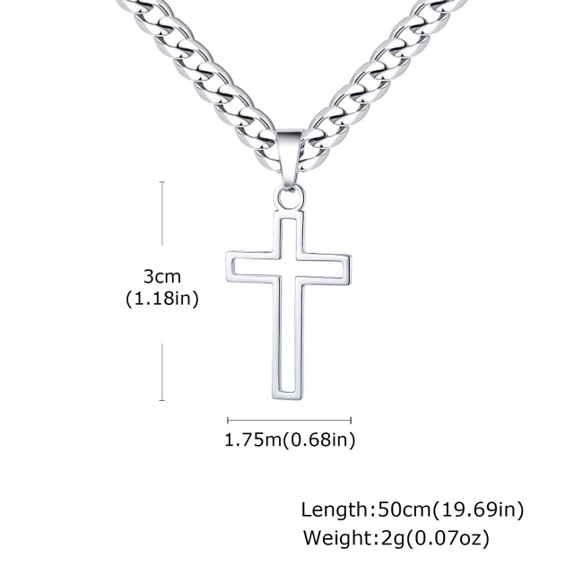 Wholesale Stainless Steel Hollow Cross