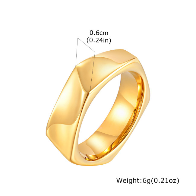 Wholesale Stainless Steel Pentagonal Ring